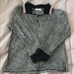 Gucci Kids Long sleeve Polo size 5